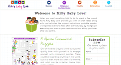 Desktop Screenshot of kittybabylove.com