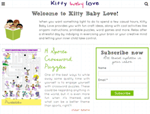 Tablet Screenshot of kittybabylove.com